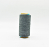 Fio de poliéster de algodão reciclado cinza melange NE 12S para meias de tricô