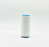 NE 21S Fio de poliéster de algodão reciclado branco óptico para tricô circular